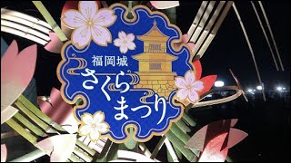 🌸福岡城さくらまつり！🌸夜桜花見！花見の自称ベテランがホークスチケットがもらえるスタンプラリーを素人学生に伝授!? 千年夜市も開催の大濠公園と舞鶴公園！fukuoka japan sakura 🌸🌸🌸