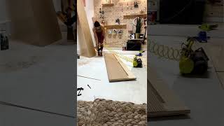 DIY MODERN FLUTED BARN DOORS [hardware tutorial in description] #diy #diyhomedecor #homedecor