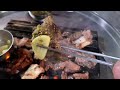 【the korean standing old school bbq】korean street food.