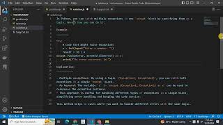 How to Catch Multiple Exceptions in One Line in Python