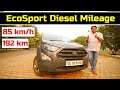 We got 26.8 kmpl from the Ford EcoSport Diesel in terms of fuel economy || 2020 EcoSport BS6 Mileage