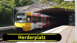 Stadtbahn Station Herderplatz - Stuttgart 🇩🇪 - Walkthrough 🚶