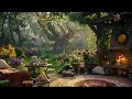 Smooth Jazz Music in Living Room at Spring Forest Ambience ☕ Jazz Instrumental Music for Work, Study