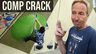 IFSC Routesetter Jacky Godoffe sets a crack boulder