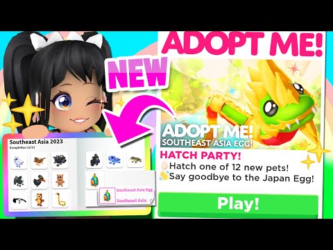 *IT'S HERE* 12 NEW SOUTHEAST ASIAN PETS in ADOPT ME UPDATE (roblox)