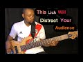 TO AVOILD DISTRATING YOUR AUDIENCE/DON'T LEARN THIS LICK/NOT FOR BEGINNERS/#basstutorial #bassist