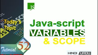 Javascript tutorial || javascript variables and scope || javascript tutorial in hindi part #05
