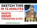 Watch the demo, hear the tips, print the photo reference and draw it yourself!