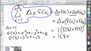 AP Calculus 5.1 Rectangular Approximation Method Example 1