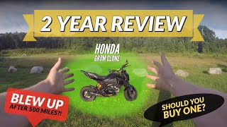 2 Year Chinese Honda Grom Clone Review // Does it Suck?