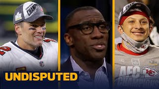 Mahomes isn't throwing shots at Brady by saying he's one of the Greats — Shannon | NFL | UNDISPUTED