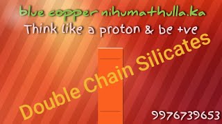 Double chain silicates