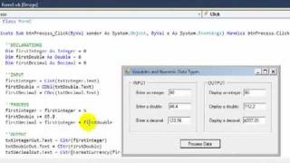 Numeric Data Types in Visual Basic 2010