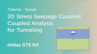 Online Tutorial: Tunnel - 2D Stress Seepage Coupled Analysis for Tunneling