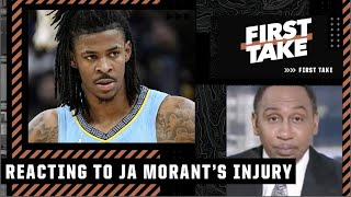Stephen A. on Ja Morant's injury: It's not good for his long term career! | First Take