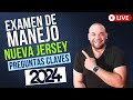 EXAMEN TEORICO DE MANEJO NEW JERSEY 2024 I Aprobarás con estas preguntas