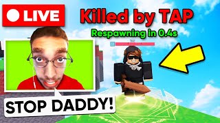 STREAMER was being SUS, So I STREAM SNIPED Him.. (Roblox Bedwars)