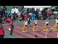 2019.11.09 鞘ヶ谷記録会 高校女子100ｍ決勝1組