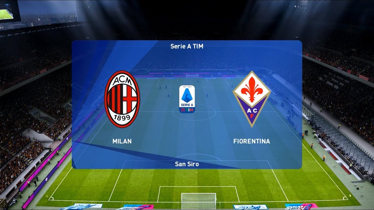 AC Milan Vs Fiorentina | San Siro | 2019-20 Serie A | PES 2020 - YouTube