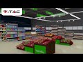 the right light for retail led linear trunking lights