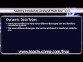 JavaScript Training Tutorial Dynamic Data Types in JavaScript