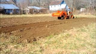 Rototilling With Our Kubota 2920 Tractor And Our Land Pride RTA 50\