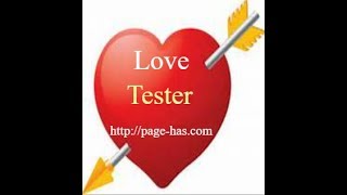 Love Tester - Love Percentage Calculator - Love Meter