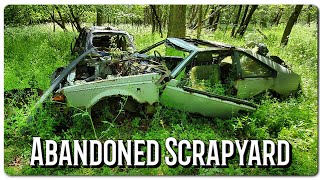 Abandoned SCRAPYARD In Suffolk With 1980's Cars.