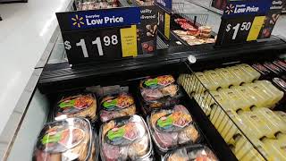 Holiday Party Trays At Walmart - Dec. 2019