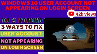 How  to Fix Windows 10 User Account Not Appearing on Login Screen ( 3 solutions)