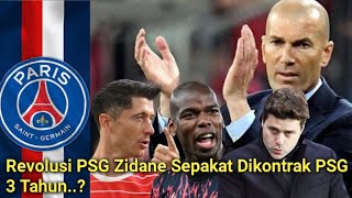 Revolusi PSG Pochettino Bakal Pisah Jalan..! 😱 Zidane Sepakat Dikontrak PSG 3 Tahun..?Berita Bola