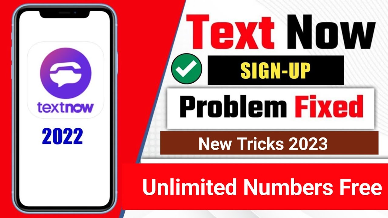 TextNow Sign Up Problem L How To Fixed TextNow Sign Up Problem L 2nd ...