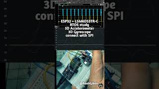 ESP32 RTOS Test with IMU #ESP32 #RTOS #ESPRESSIF #imu #LSM6DS3TRC #STMICRO #電子工作 #加速度センサー #ジャイロセンサー