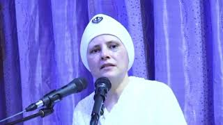 Bhai Nand Lal's love of Guru Gobind Singh - Sakhi by Baljit Kaur  @ Gurdwara Sahib Pusing Dec2017