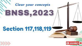 Section 117,118,119  BNSS,2023 #bnss #newcriminallaws