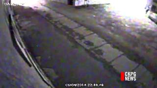 Surveillance Video From George Street Fire