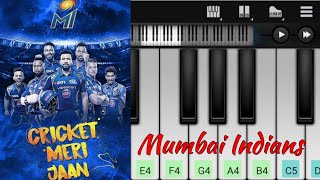 Mumbai Indians Theme Song | IPL | Easy Piano Tutorial | Perfect Piano