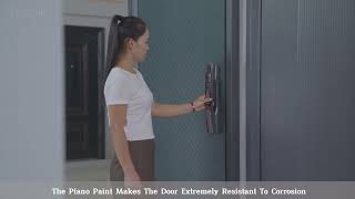 【Instime】Residential Modern Front Anti-theft One and Half Steel Safety Exterior Security Door