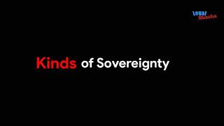 Kinds Of Sovereignty | संप्रभुता के प्रकार