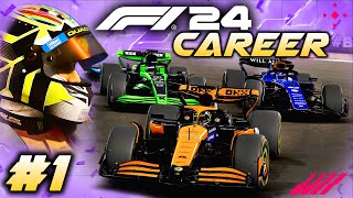 F1 24 CAREER MODE Part 1: Our First F1 Season Begins! A New Story Begins!