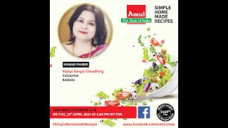 Chef Papiya Sanyal Chowdhury, Episode 7256: #SimpleHomemadeRecipes Facebook Live