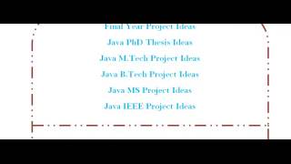 JAVA PROJECTS IN BERLIN