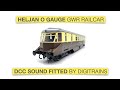 Heljan O Gauge GWR Rail Car Sound Fitted By Digitrains