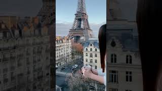 ❤️  Eiffel Tower TIKTOK | Eiffel Tower Hotel View #Shorts