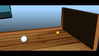 Bouncing ball-first try-perspective view