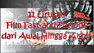 11 Urutan Film Fast and Furious dari Awal Hingga Akhir