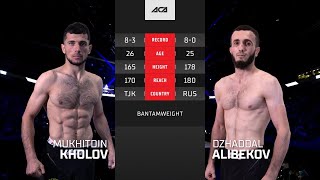 Мухитдин Холов vs. Джаддал Алибеков | Mukhitdin Kholov vs. Dzhaddal Alibekov | ACA 143