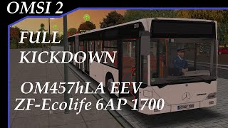 Mercedes O530 GF EEV - OM457 - ZF Ecolife - FULL KICKDOWN - Düsseldorf - OMSI 2