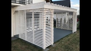 Nowoczesna pergola taras altana