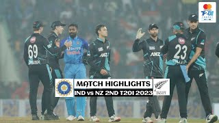 Ind vs nz 2nd t20 2023 match highlights | India vs New zealand 2nd t20 highlights 2023
